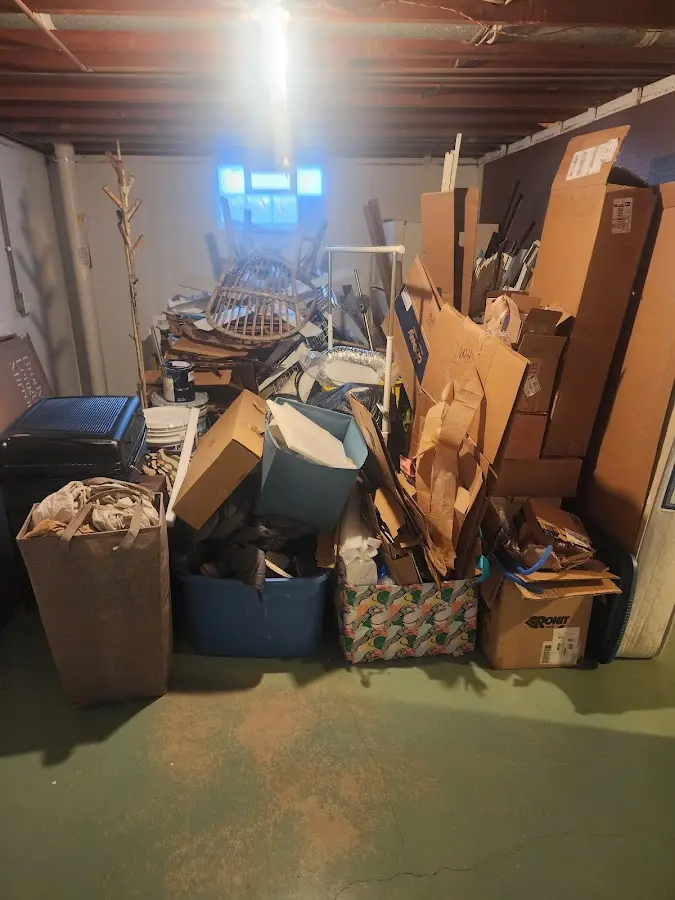 Roll-off dumpster container at job site for Yard Waste Dumpster Rental in Plantation